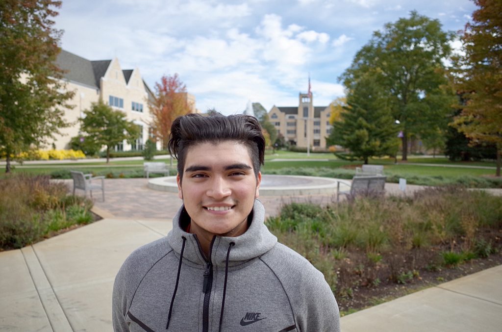 Josh Crespo, a freshman at the University of St. Thomas, is a first generation college student. He was a member of a research team that studied first-generation high school students, first generation college students and their parents when it comes to college.